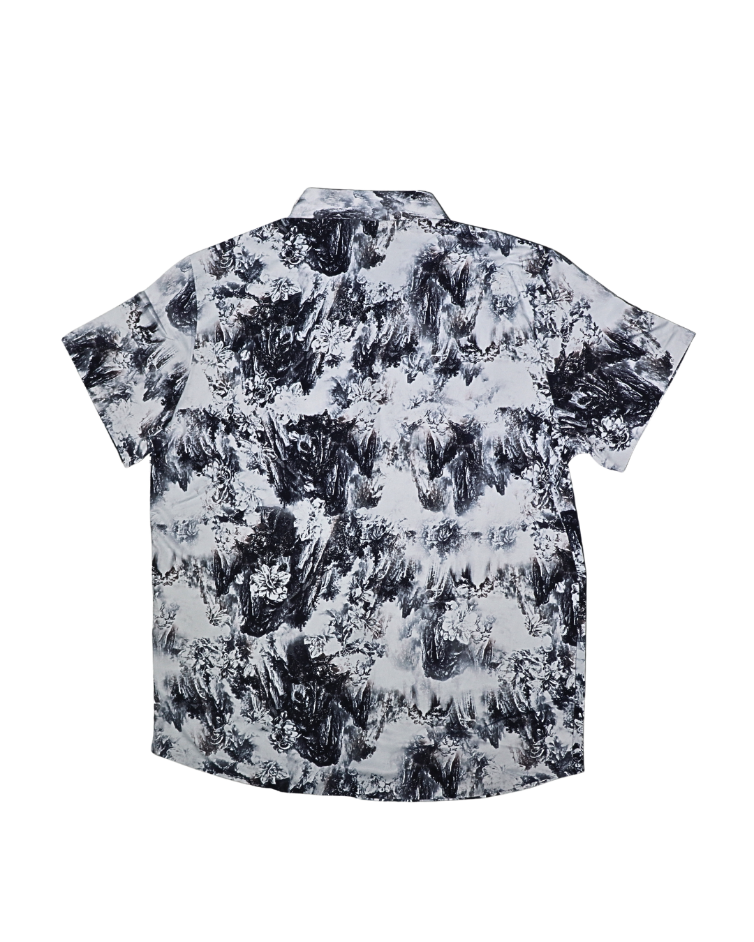 FLOWER PRINT HALF SHIRT